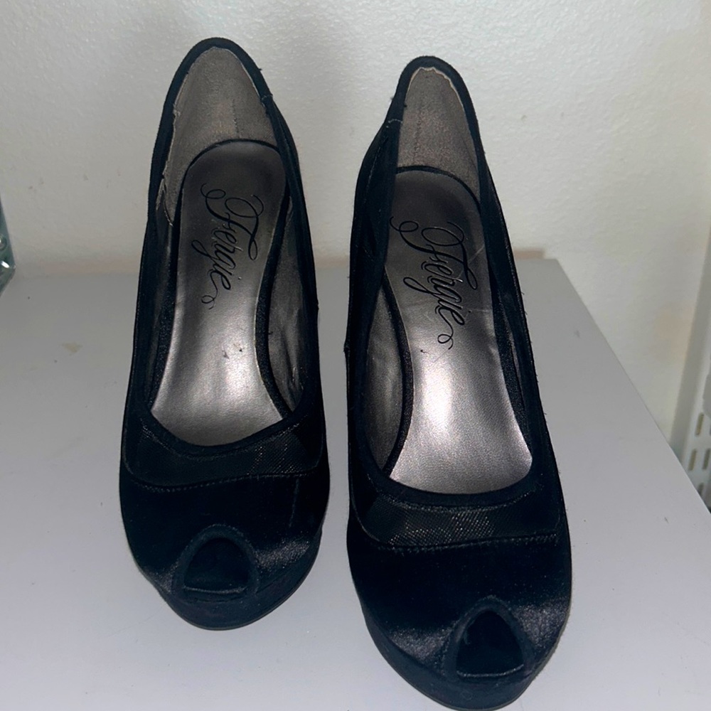 Fergie Peep Toe Heels